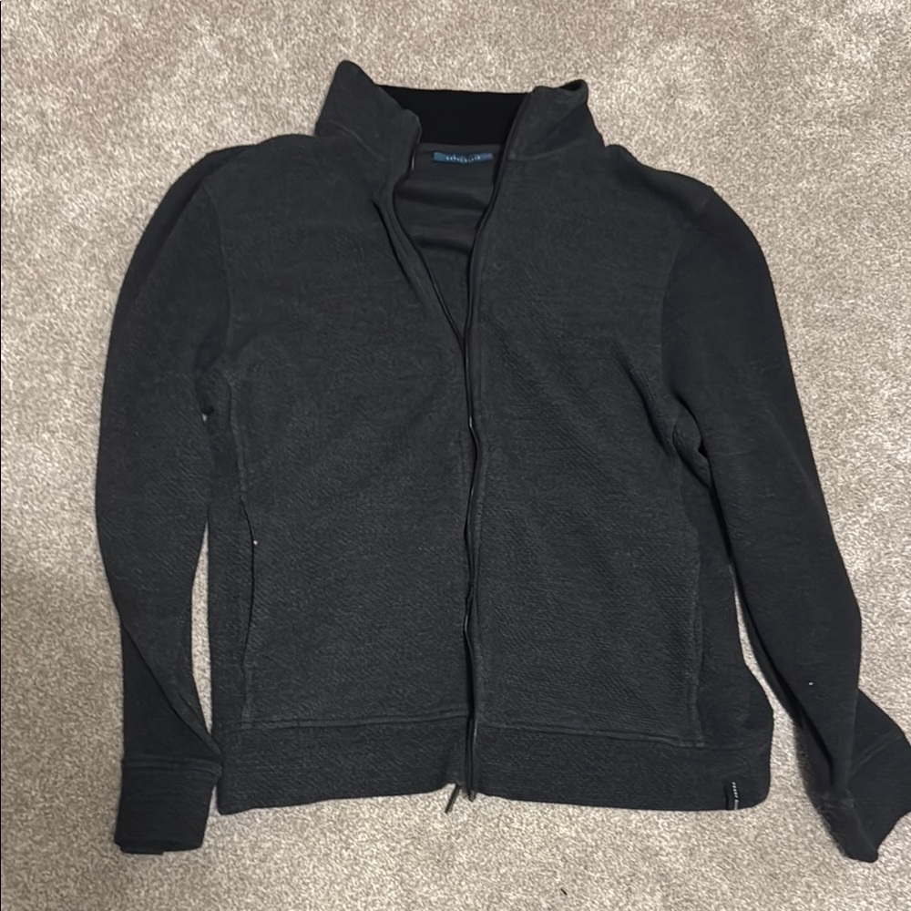 Black Full-Zip Jacket Perry Ellis